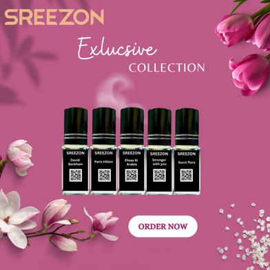 Sreezon Exclusive Collection Attar (5 Pcs Combo) - 3.5 ml image