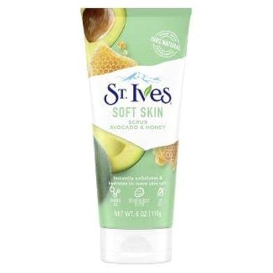 St. Ives Avocado and Honey Soft Skin Face Scrub Tube 170 gm image