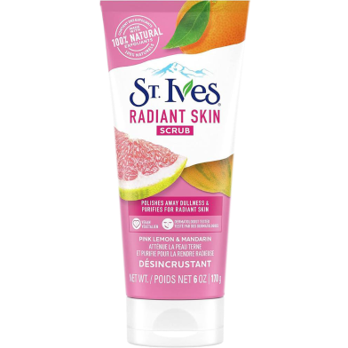 St. Ives Radiant Skin Pink L. and M. Orange Scrub 170 gm image