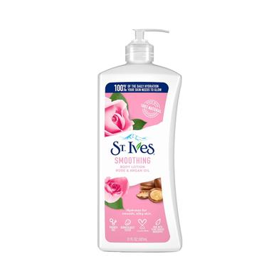 St. Ives Rose and Argan Oil Smoothing Body Lotion Pump 621 ml (UAE) image