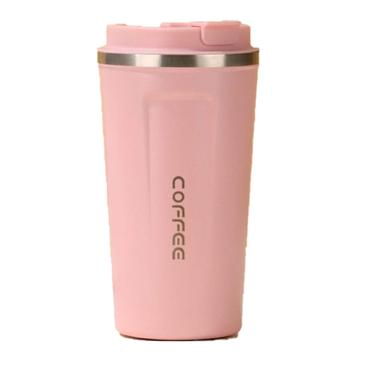 Stainless Steel Coffee Mug – Pink Color image