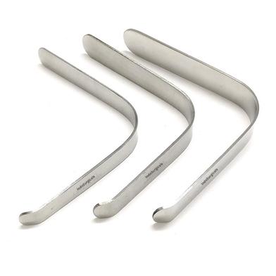Stainless Steel L-Shape Tongue Depressor (Set of 3 Pieces) image