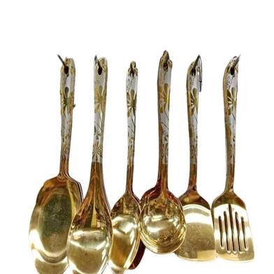 Stainless Steel Serving Spoon Set- 6 Pieces Set image