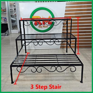 Stair Stand for Indoor Plant- Small 3 Step Stair image