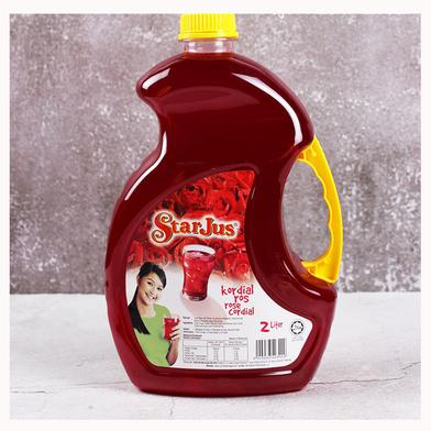 Star Jus Rose Cordial Juice Pet Bottle 2Ltr (Malaysia) image