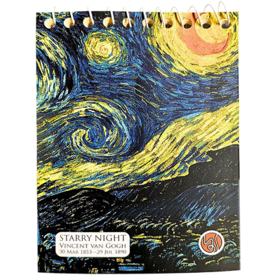 Starry Night Spiral Pocket Notebook image