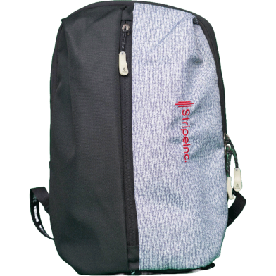 Stripelnc Exclusive Travel Backpack - Black And Grey image