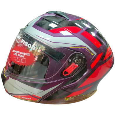 Studds X- Trooper Modular Full Face Bike Helmet image