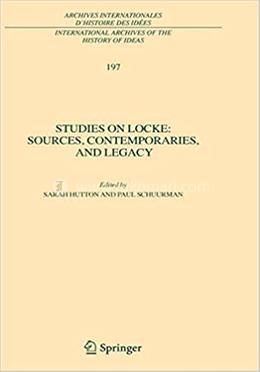 Studies on Locke: Sources, Contemporaries, and Legacy image