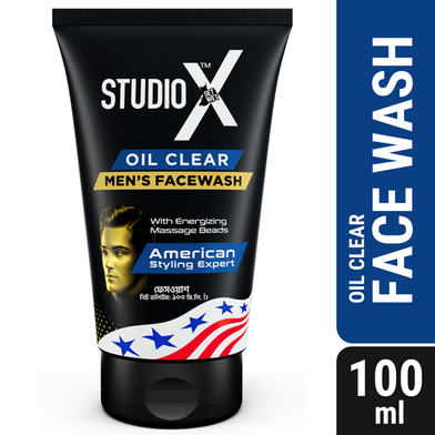Studio X Oil Clear Facewash for Men 100ml image