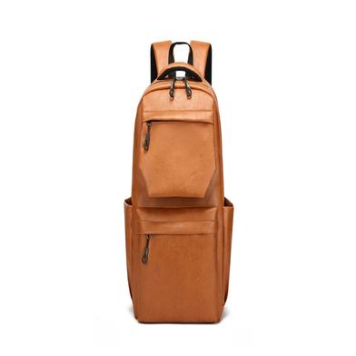 Style PU Leather Fashion Mens Backpack image