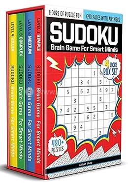 Sudoku - Brain Games For Smart Minds - Box Set Of 4 Books