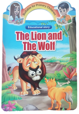 Suitable For Primary Childen Educational Story The Lion And The Wolf image