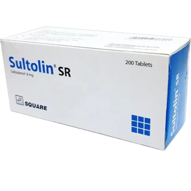 Sultolin SR 8 mg Tablet 10’s Strip image