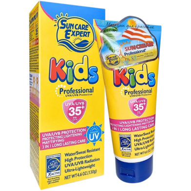 Sun Care Expert Protect Kids Sunscreen Cream SPF 35 -130gm image