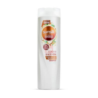 Sunsilk Ricarica Naturale Cocco and Aloe Vera Shampoo 400 ml (UAE) image