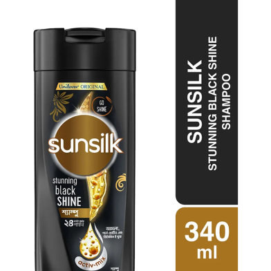 Sunsilk Shampoo Stunning Black Shine 340 ml image