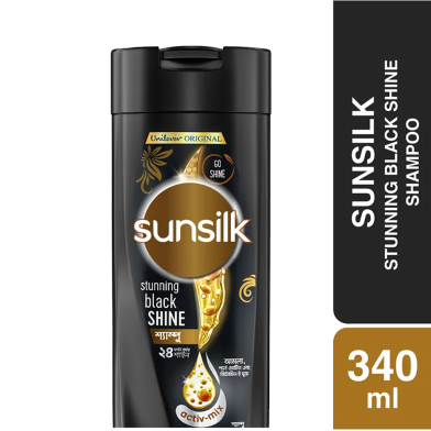 Sunsilk Shampoo Stunning Black Shine 340 ml image