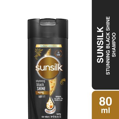 Sunsilk Stunning Black Shine Shampoo 80ml image
