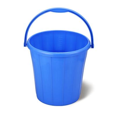 Super Bucket Plastic Handle Blue 25 Liters image