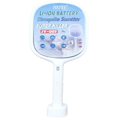 Super Killer Electric Mosquito Rechargeable Bat with Lure Light Insect Bugs Lamp with USB C type Charging Cable - JY-007 image