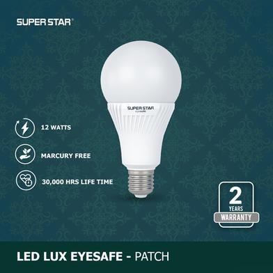 Super Star LED Lux Eye Safe AC LED 12W Daylight Bulb E27- Patch image