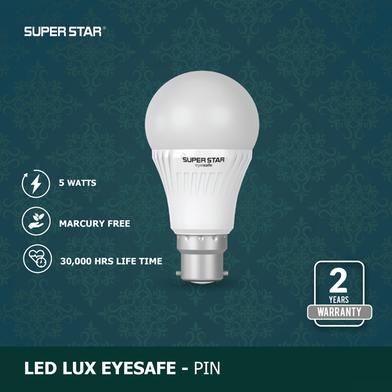 Super Star LED Lux Eye Safe AC LED 5W Daylight Bulb B22- Pin image