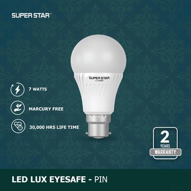 Super Star LED Lux Eye Safe AC LED 7W Daylight Bulb B22- Pin image