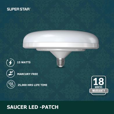 Super Star Saucer AC LED Daylight Bulb 15 Watt E27 (Patch) image