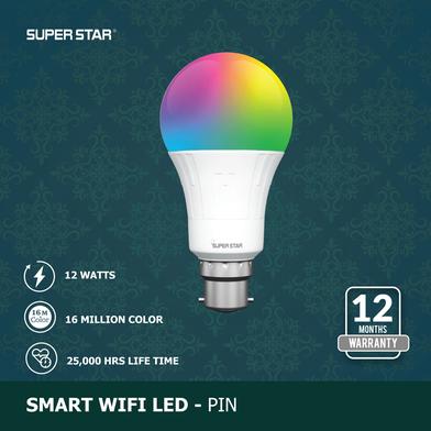 Super Star Smart LED WiFi Bulb 12 watt-Pin (B22) image