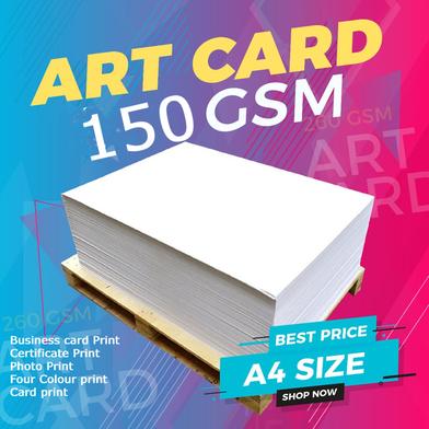 Super White Matte Paper A4 Size- 20 Pcs image
