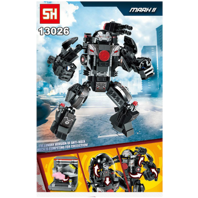Superhero Ninja 3D DIY Block Toys: Transformable Iron Figures - Great Gift for Kids image