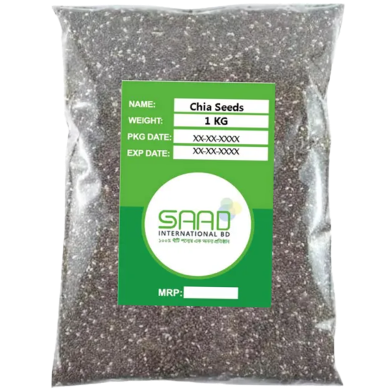 Saad Superior Quality Chia Seeds - 1Kg image