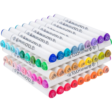 Superior Touch Soft Headsketch double headed Art marker Premium Quality art- 80ps image