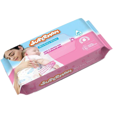 Supermom Mild Baby Wipes (20pcs Pack) image