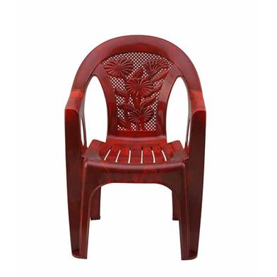 Supreme Chair with Arm Flower Rose Wood image