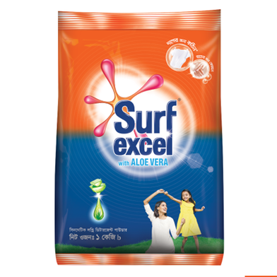 Surf Excel Synthetic Laundry Detergent Powder 1kg (18.TK OFF) image