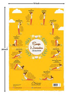 Surya Namaskar - My First Early Learning Wall Chart image