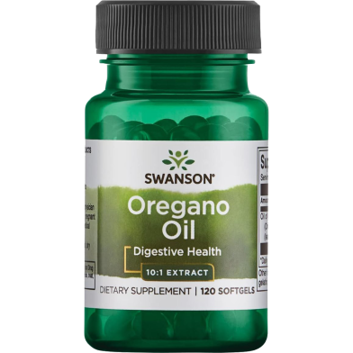 Swanson Oregano Oil 10:1 Extract 120 Softgels image