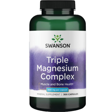 Swanson Triple Magnesium Complex 400 mg 100 Capsules image