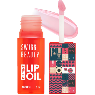 Swiss Beauty Lip Oil Dip Tint Strawberry 01 image