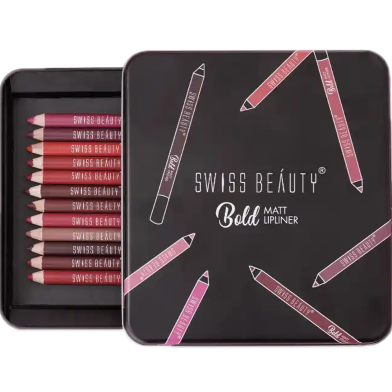 Swiss Beauty Matt Lipliner Set 12 Pcs image