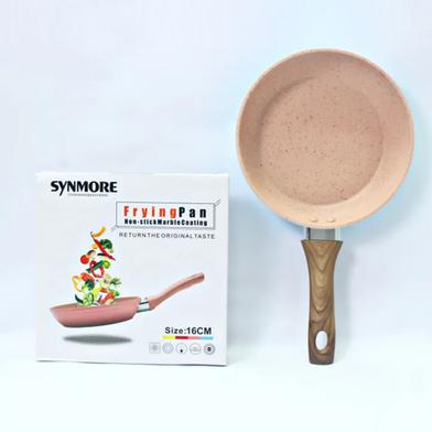 Synmore Non-Stick Frying Pan 16CM Marble Coating And Silicone handle image