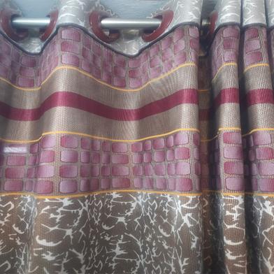 Synthetic Indian Porda 42*84 inch 4 Kuchi 8 Eyelets standard size for windows And Doors image