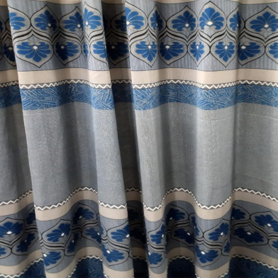 Synthetic Indian Porda 42x84 Inch 4 Kuchi 8 Eyelets Standard Size For windows And Doors image