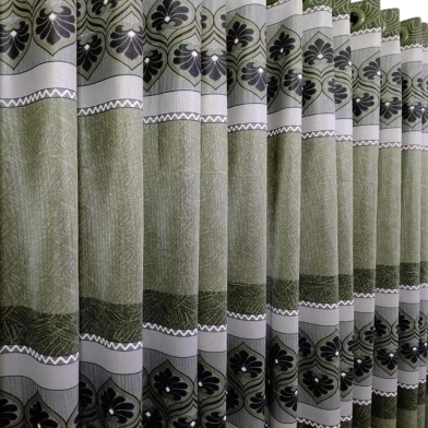 Synthetic Indian Porda 80x84 Inch 8 Kuchi 16 Eyelets Standard Size For Windows And Doors image