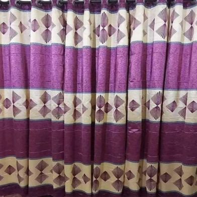 Synthetic Indian Porda 82x84 Inch 8 Kuchi 16 Eyelets Standard Size For windows And Doors image