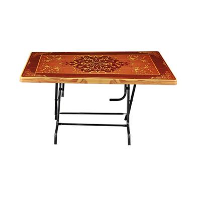 TEL 6 Seated Square Table-Print S/W (St/L) - Daisy - 861727 image