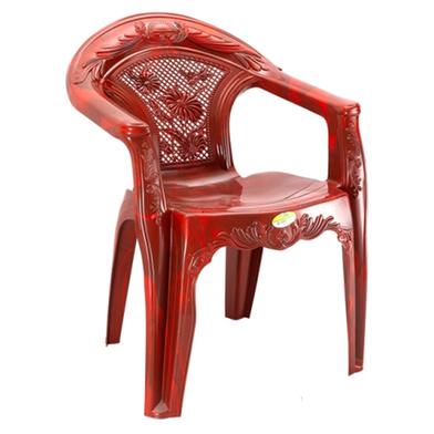 TEL Garden Chair with Arm (Flower)  Rose Wood - 861278 image