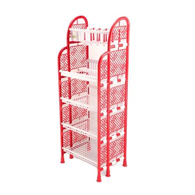 TEL Queen Kitchen Rack 5 Step-Red And White image